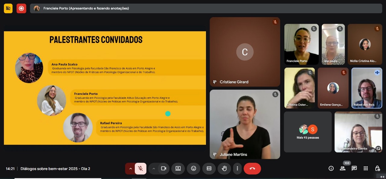 NPOT participa do evento de extensão “Diálogos sobre bem estar 2025” pela Universidade Estadual do Rio Grande do Sul (UERGS).